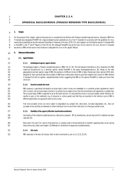 CHAPTER 2.3.4. SPHERICAL BACULOVIROSIS (PENAEUS
