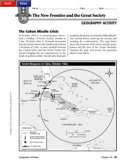 cuban missle crisis - MissDWorldofSocialStudies