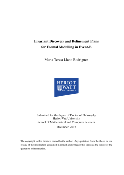 Invariant Discovery and Refinement Plans for Formal