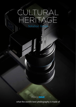 cultural heritage solution guide