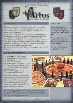 GAME IDEA GAME COMPONENTS The players lead a group of