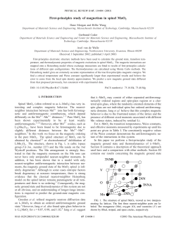 First-principles study of magnetism in spinel MnO2