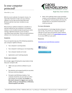 Is your computer protected?