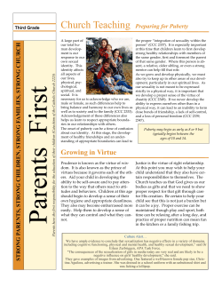 3rd grade revised - St. Kilian Catholic Church