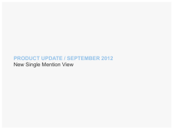 new single mention view