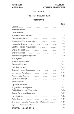 Systems Description - Robinson Helicopter Company