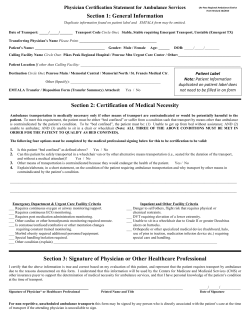 Physician Certification Statement