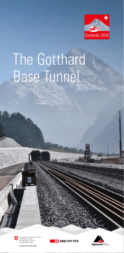 The Gotthard Base Tunnel