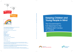Keeping Children and Young People in Mind
