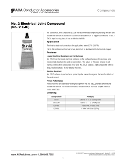 No. 2 Electrical Joint Compound (No. 2 EJC)