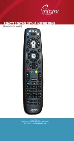 Non-Backlit Remote