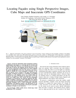 Locating Fa&ccedil;ades using Single Perspective Images, Cube