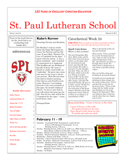 St. Paul Lutheran School - St Paul Evangelical Lutheran Church