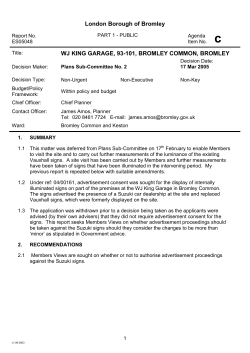 Contravention C, Plans Sub-Committee No. 4 17