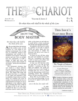 This Issue`s Featured Book