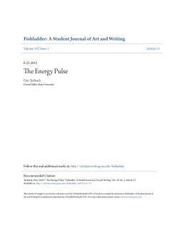 The Energy Pulse - ScholarWorks@GVSU