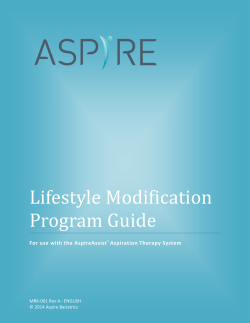 Lifestyle Modification Program Guide