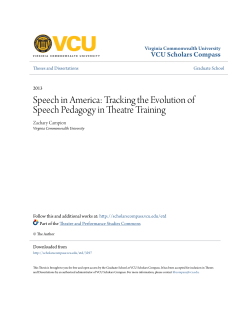 Speech in America: Tracking the Evolution of Speech Pedagogy in