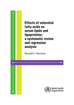 Effects of saturated fatty acids on serum lipids and lipoproteins: a