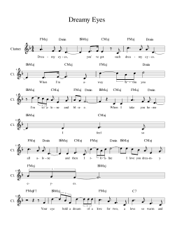 Dreamy Eyes (Transcribed)