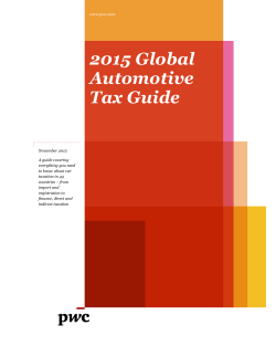 2015 Global Automotive Tax Guide