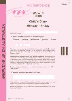 Diary (K cohort) [PDF 655 KB]