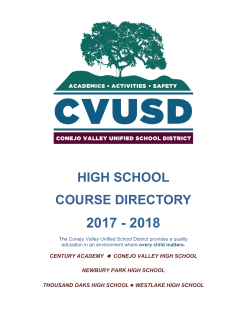 CVUSD High School Course Directory