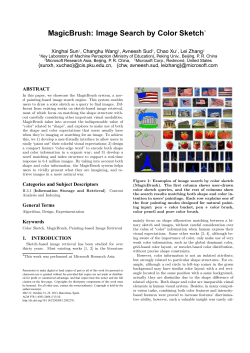 MagicBrush: Image Search by Color Sketch