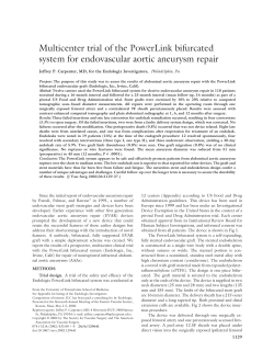 - Journal of Vascular Surgery