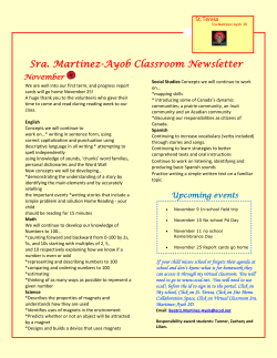 2D November 2016 Newsletter