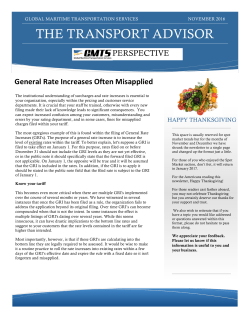 the transport advisor - Global Maritime Transportation Services