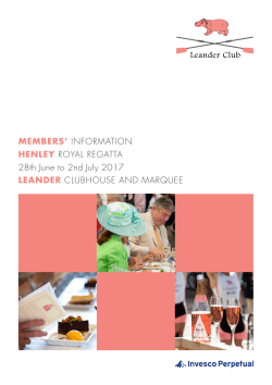 Members` Information Booklet 2017