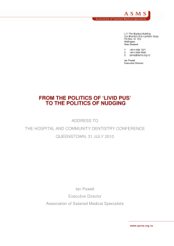 from the politics of