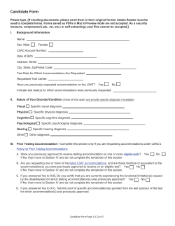 Candidate Form