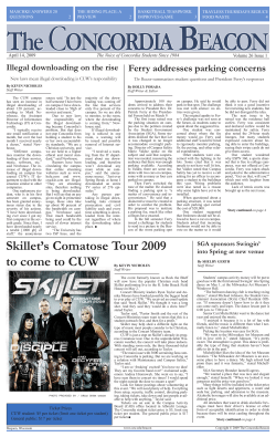Skillet`s Comatose Tour 2009 to come to CUW
