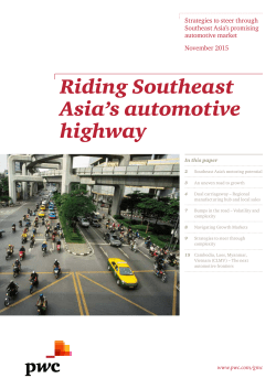 Riding Southeast Asia`s automotive highway