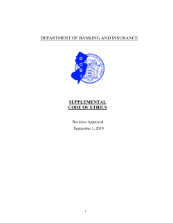 department of banking and insurance