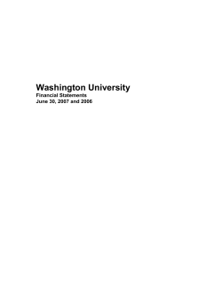 Notes to the Financial Statements - Washington University in St. Louis