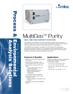 MultiGas Purity FTIR Gas Analyzer