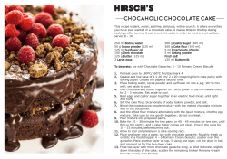 Chocaholic Chocolate Cake