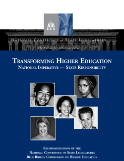 Blue Ribbon Commission on Higher Education