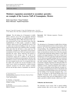 Moisture expansion associated to secondary porosity: an example of