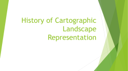 History of Cartographic Landscape Representation