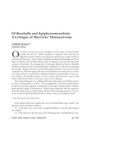 Of Baseballs and Epiphenomenalism: A Critique of Merricks