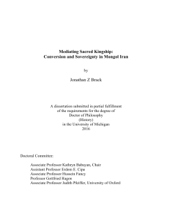 Mediating Sacred Kingship: Conversion and