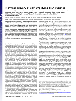 Nonviral delivery of self