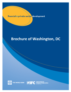 Brochure of Washington, DC
