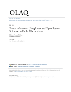 Free as in Internet: Using Linux and Open Source Software on