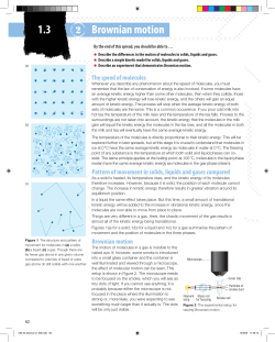 1.3 2 Brownian motion - Pearson Schools and FE Colleges