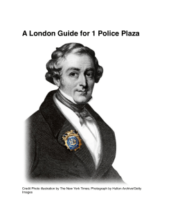 A London Guide for 1 Police Plaza